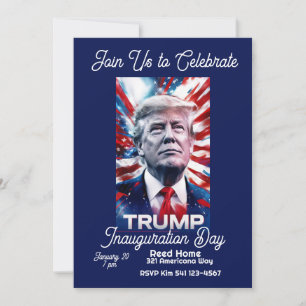 Trump Inauguration Watch Party-inbjudan Inbjudningar