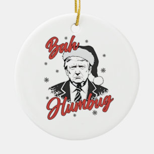 Trump Inaugurationsdag Jultombahs humbug Julgransprydnad Keramik