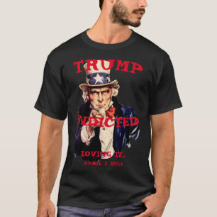 Trump indicerad tisdag 2023 farbror Sam T Shirt