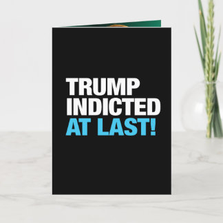 Trump indikerad tack kort