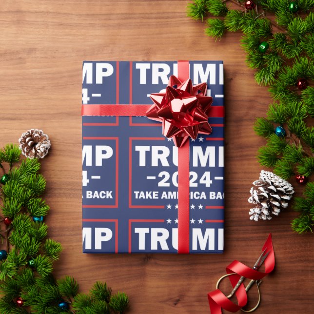 Trump Inpackningspapper Presentpapper (Julgåva)