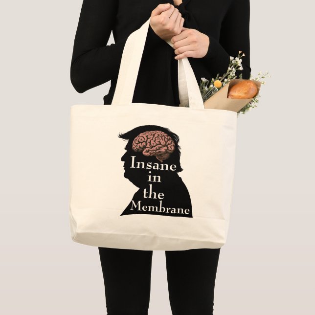 Trump/Inš Tote Bag Jumbo Tygkasse (Framsida (produkt))