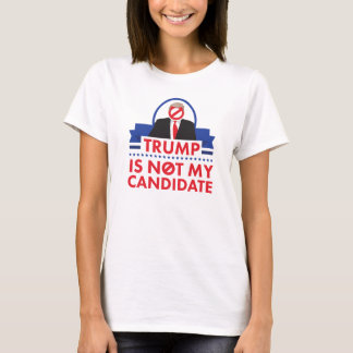 Trump Inte mitt kandidatkvinnors Tanktop T Shirt
