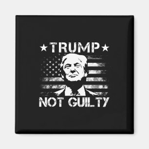 Trump inte skyldig, pro Trump-supporter amerikansk Magnet
