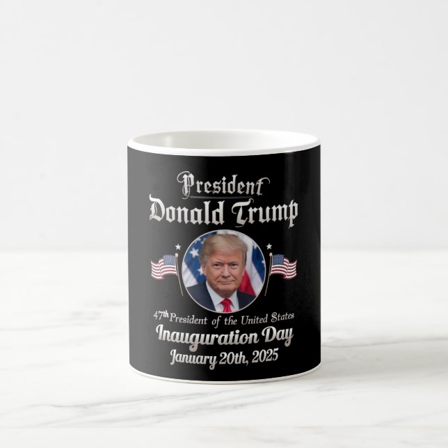 Trump invigning dag 2025 47:e USA:s president Kaffemugg (Center)