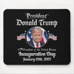 Trump invigning dag 2025 47:e USA:s president Musmatta