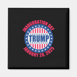 Trump invigning dag 2025 Usa Patriotisk Januari Magnet