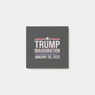 Trump invigning dag januari 2025 President Post-it Block