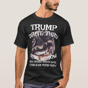 Trump Iran Krig Wag Hund Bombning Krigsbrott Pende T Shirt