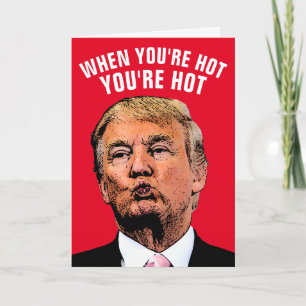 TRUMP JAG ÄLSKAR DIG HETT KORT