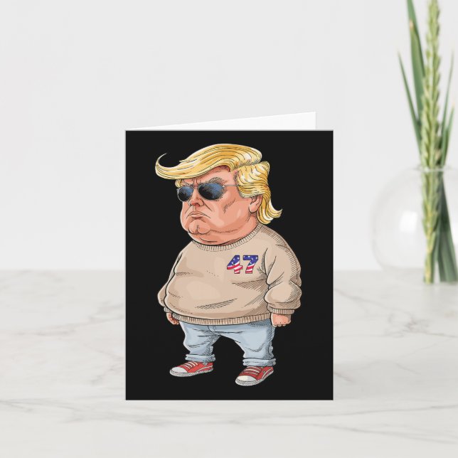 Trump jag är bara en chill kille Roligt 2024 Meme  Kort (Framsida)