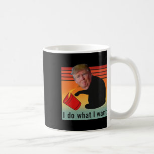 Trump jag gör vad jag vill Rolig ekonomi Aktier Po Kaffemugg