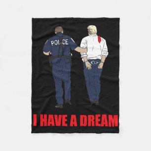 Trump jag har en Dream-polisledsagare Poli Fleecefilt