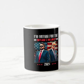 Trump jag röstar på fredlös och hillbilly Trum Kaffemugg