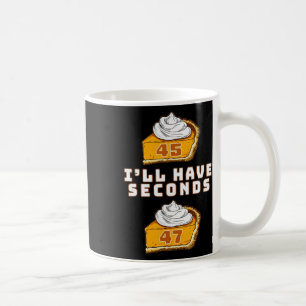Trump jag tar 45 47 Pumpkin Paj Thanksgi Kaffemugg