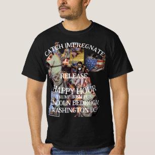 Trump Jaga Impregnera Bur Kafé Födelse Nation T Shirt