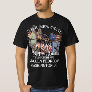 Trump Jaga Impregnera Bur Kafé Födelse Nation T Shirt