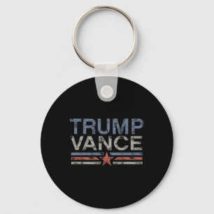 Trump Jd Vance 2024 Retro Rand Trump Vance 2024 Nyckelring