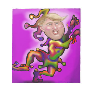 Trump Jester Anteckningsblock