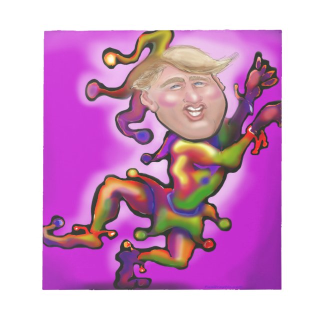 Trump Jester Anteckningsblock (Framsida)