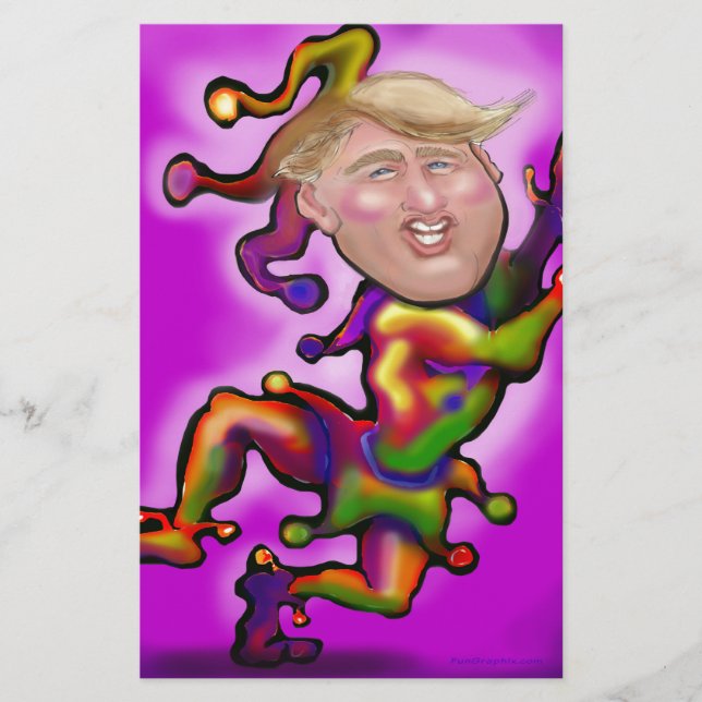 Trump Jester Brevpapper (Framsida)