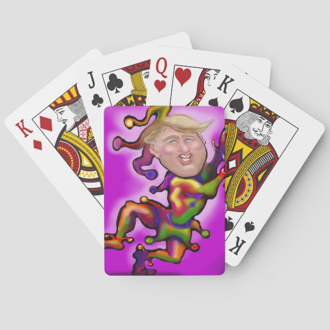 Trump Jester Casinokort (Baksidan)
