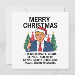 Trump jul den här julen blir Yuge