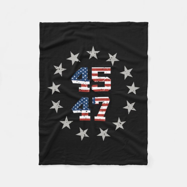 Trump jul fleecefilt (Framsidan)