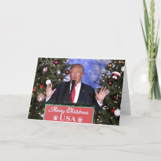 Trump jul helgkort