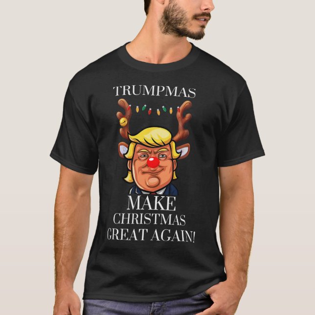Trump jul MAGA T-Shirt (Framsida)