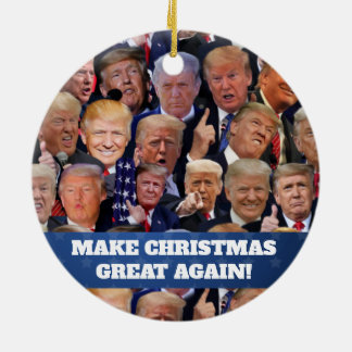 Trump jul Ornament