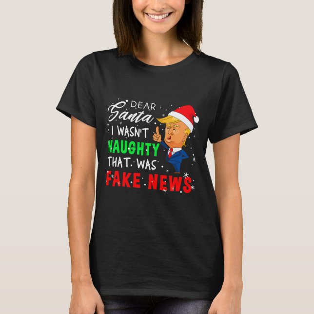 Trump jul Pyjamas Tröja Kära Tomte  (Framsida)