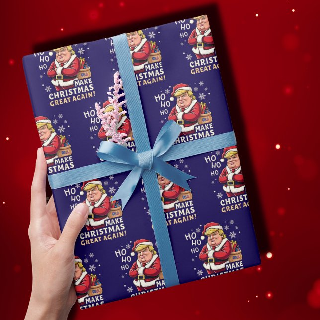 Trump jul | Trump Gör julen Underbar igen Presentpapper (Skapare uppladdad)