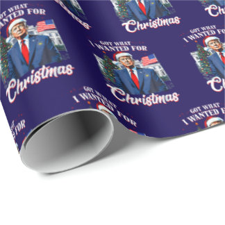 Trump julblå presentpapper