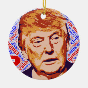 Trump Julgransprydnad Keramik