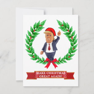 Trump julkort