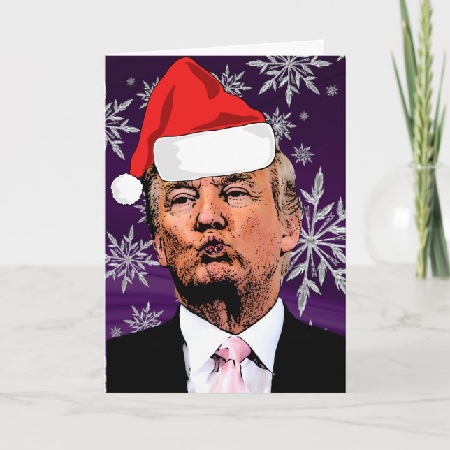TRUMP JULKYSSES GRATTKORT KORT (Framsida)