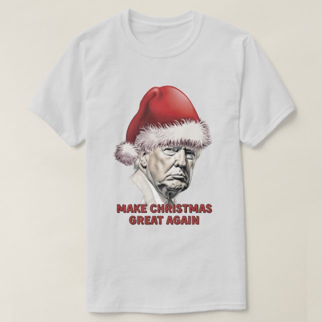 Trump Jultomten T Shirt (Design framsida)