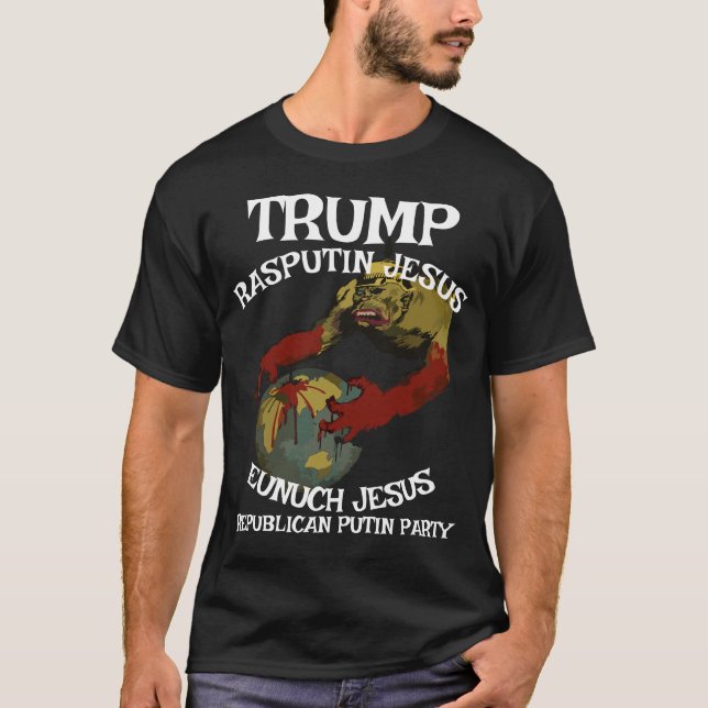 Trump Kaiser Bill tysk diktator fascist tsar T Shirt (Framsida)