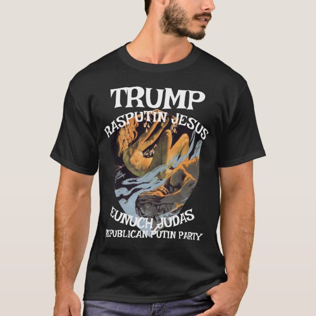 Trump Kaiser Bill tysk diktator fascist Tsar T Shirt (Framsida)