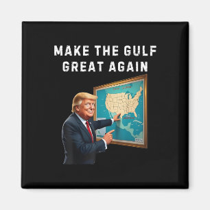Trump Karta Välkommen till USA:s Bukt Magnet