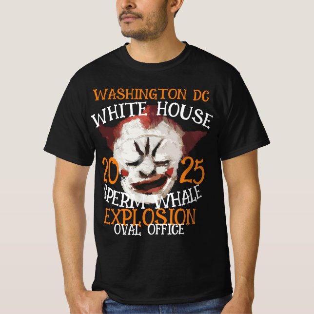 TRUMP Kaskelot Explosion Ovalkontoret 2026 T Shirt (Framsida)