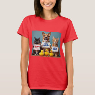 Trump Kattunge, Doggy, Duckies T Shirt