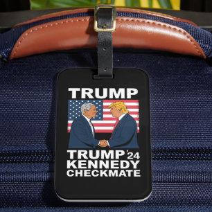 Trump Kennedy Checkmate 2024 Vote Trump Kennedy Bagagebricka