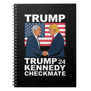 Trump Kennedy Schackmatt 2024 Rösta Trump Kennedy  Anteckningsbok