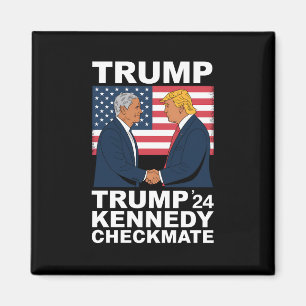 Trump Kennedy Schackmatt 2024 Rösta Trump Kennedy Magnet