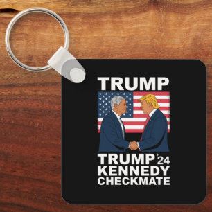 Trump Kennedy Schackmatt 2024 Rösta Trump Kennedy  Nyckelring