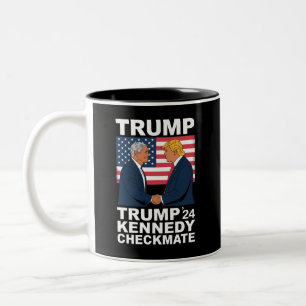 Trump Kennedy Schackmatt 2024 Rösta Trump Kennedy Två-Tonad Mugg
