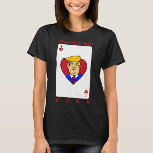 Trump-kortet vinner presidentvalet t shirt