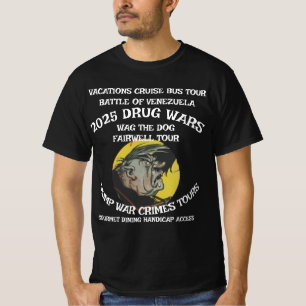 TRUMP KRIGSFORBRYTARE KARIBISK KRYSSNING 2025 T SHIRT